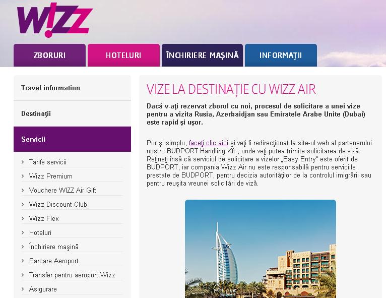 wizz budport site